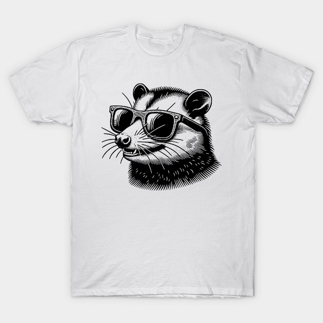 Summer Opossum T-Shirt by DeeJaysDesigns